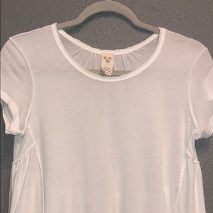 Free People: We The Free White High-Low T-Shirt XS